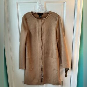 Joan Vass Tan Trench Coat